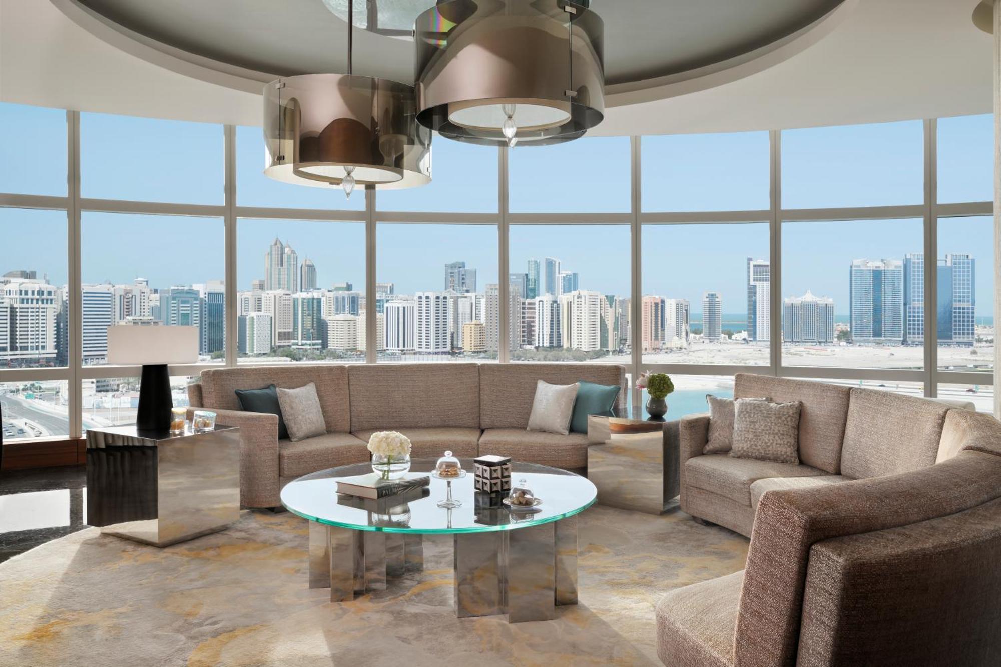 로즈우드 아부다비 호텔 외부 사진 The interior of a penthouse